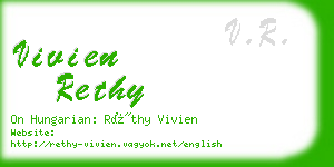 vivien rethy business card